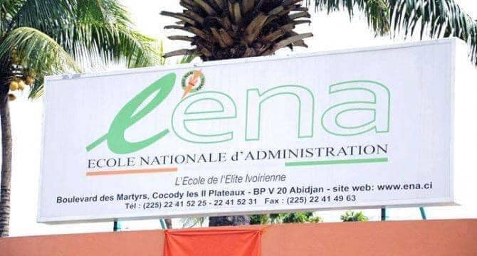Les filières de l'ENA (École Nationale d'Administration) de Côte d'Ivoire